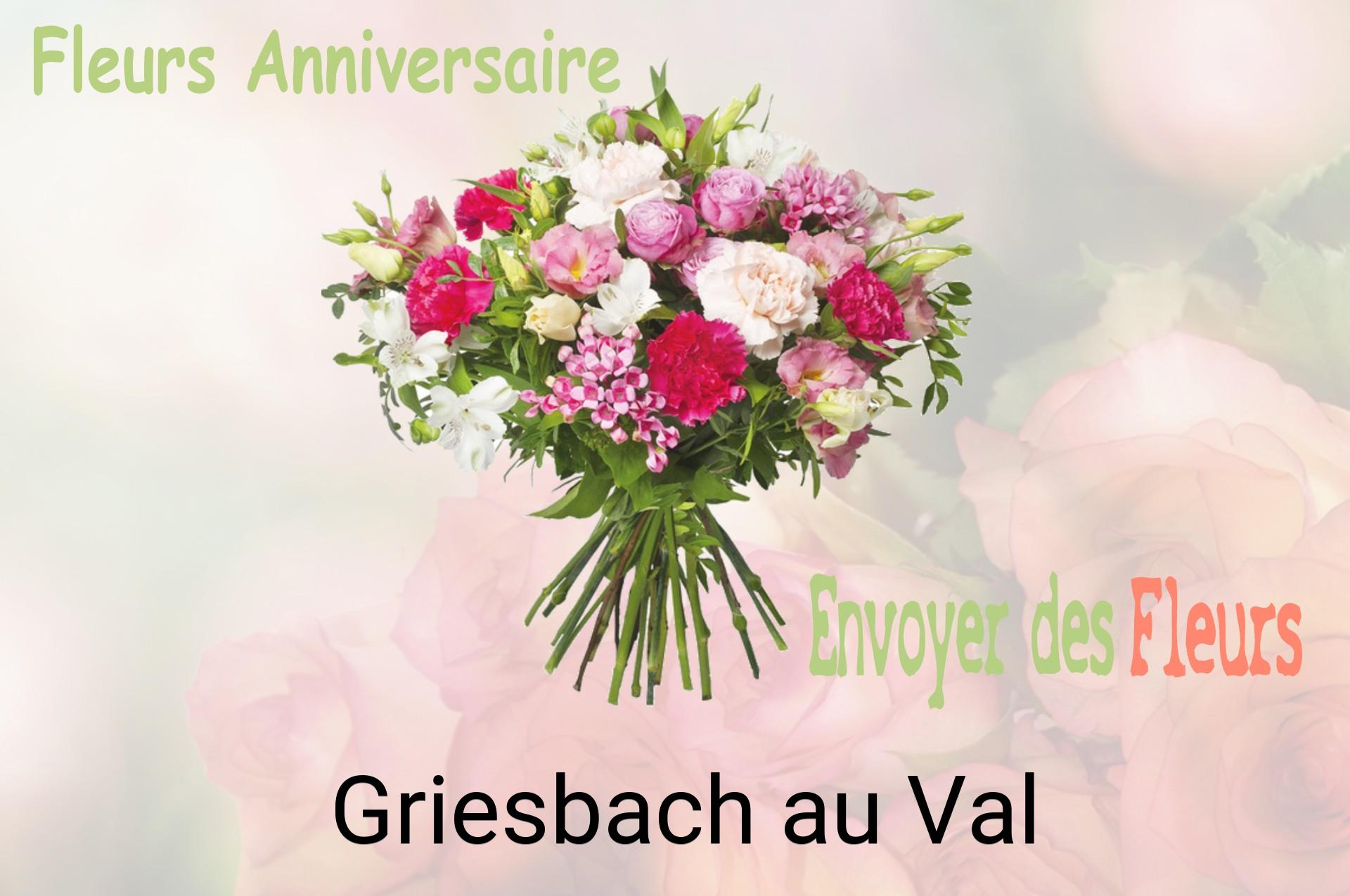 Bouquet de fleurs d’anniversaire livré à Griesbach-au-Val